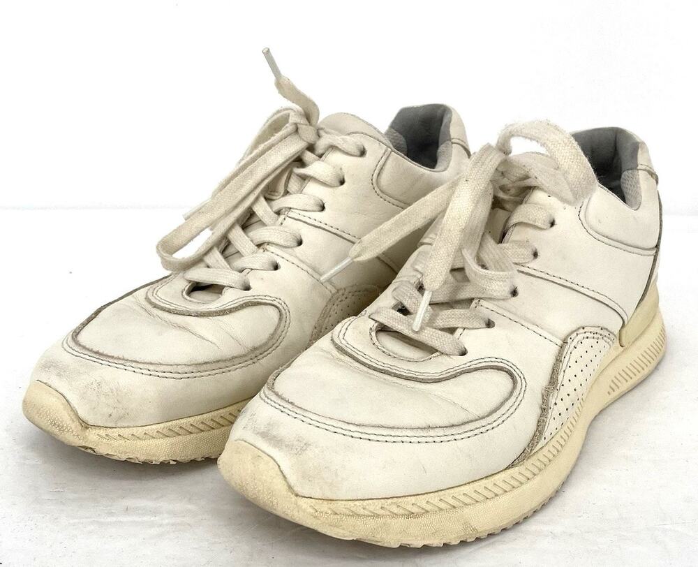 Everlane The Trainer Off White Leather Sneakers Women's Size 8.5